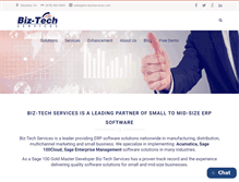 Tablet Screenshot of biz-techservices.com